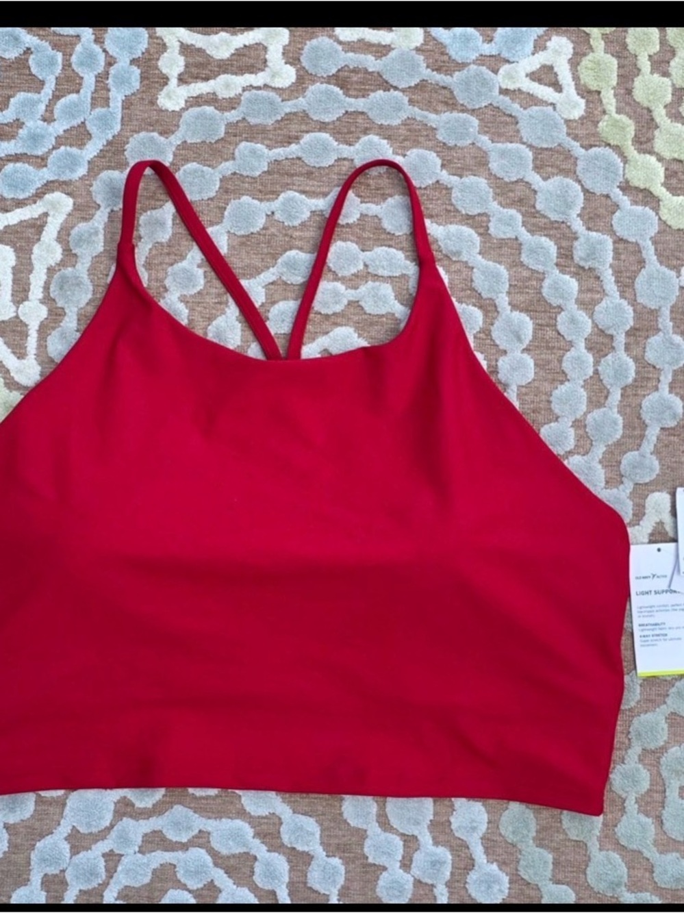 Old navy Red Women's Strappy Bralette - Classic Support